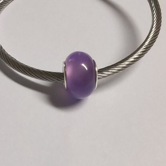 Purple Charm for‎ Pandora Style Bracelet - Picture 2 of 4
